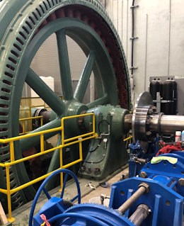 Camelback turbine using PLC/TG governor